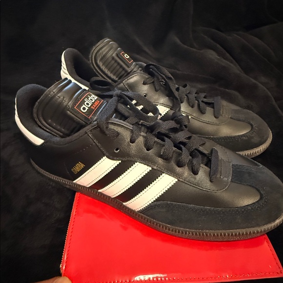 adidas Other - Adidas SAMBAS Black and White INDOOR SOCCER SHOES